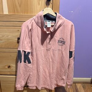 Victoria's Secret Pink Pullover Sweater - Pink and Black
